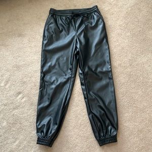 A New Day faux leather joggers